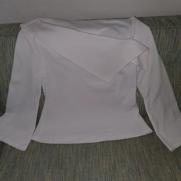 White Casual Breeze Cotton Top